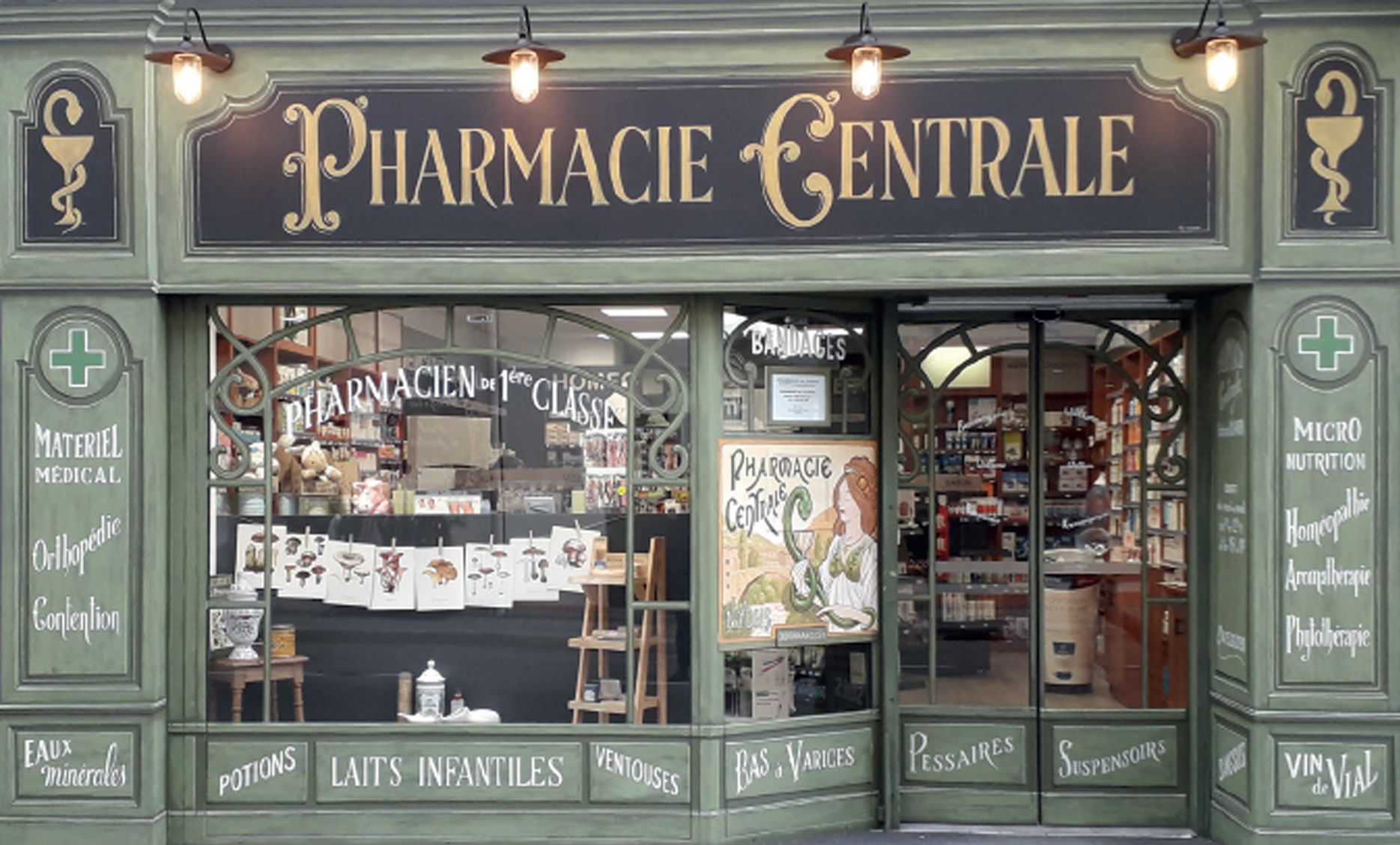 devanture pharmacie centrale nyons
